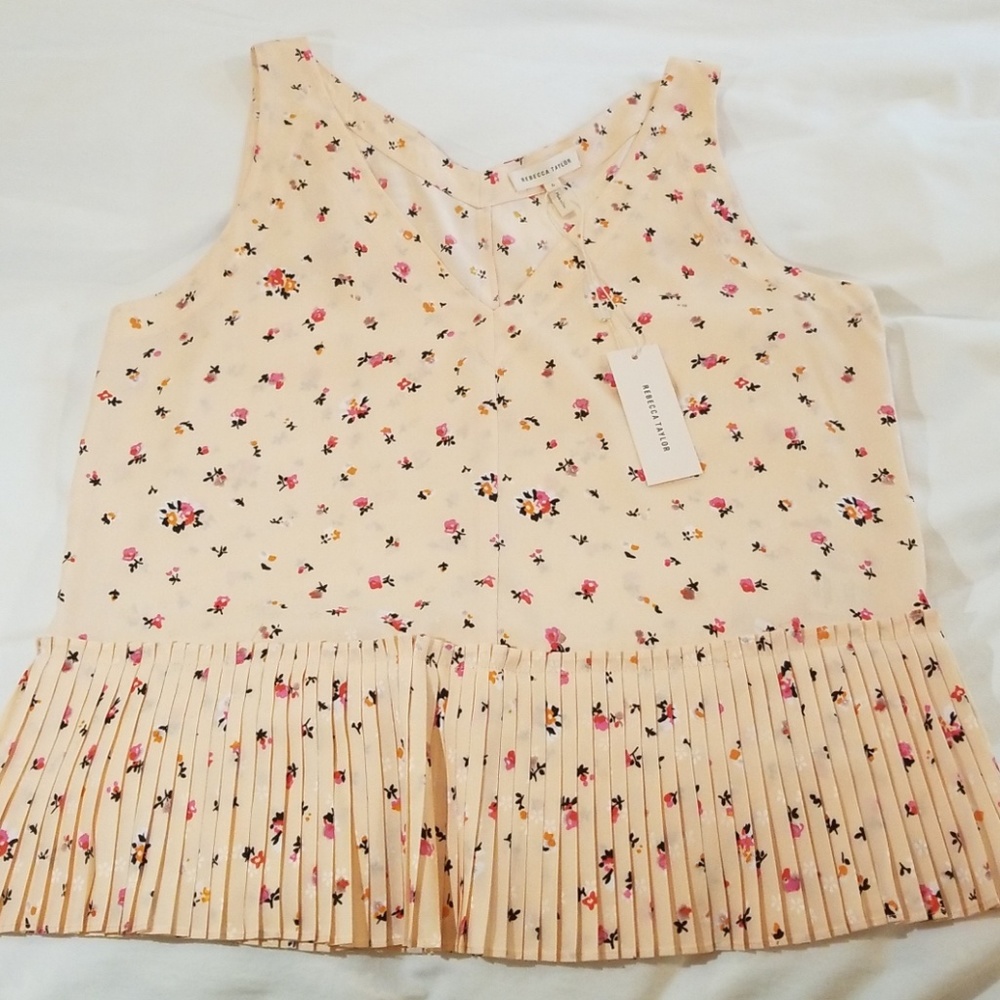 Rebecca Taylor Mia Pleat Top